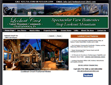 Tablet Screenshot of lookoutcrest.com